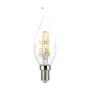 VT-1997 4W LED CANDLE FLAME FILAMENT BULB 3000K E14