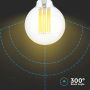 VT-1993 6W G95 FILAMENT BULB 3000K E27