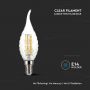 VT-1995 4W TWIST CANDLE FLAME FILAMENT BULB 3000K E14