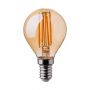 VT-1953 4W P45 FILAMENT BULB AMBER COVER 2200K E14