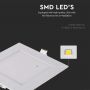 VT-1207 12W LED PREMIUM PANEL 2700K SQUARE