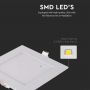 VT-1807 18W LED PREMIUM PANEL 4000K SQUARE