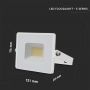 VT-4021 20W SMD FLOODLIGHT COLORCODE:4000K WHITE BODY