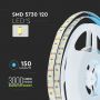 VT-5730-120 18W/M LED STRIP LIGHT 4500K 150LM/W IP20 (5M/ROLL)(PRICE PER M)