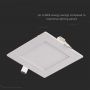 VT-307 3W LED PANEL LIGHT WITH EMC DRIVER 2700K SQUARE