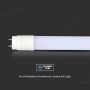 VT-1607 7W T8 LED PLASTIC TUBE NON ROTATABLE 60CM 4000K G13 160LM/W