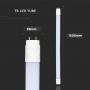 VT-1615 15W T8 LED PLASTIC TUBE NON ROTATABLE 150CM 4000K G13 160LM/W