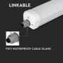 VT-1524 24W LED WATERPROOF X SERIES ECONOMICAL TUBE 120CM 4000K 160LM/W