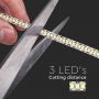 VT-2835-240 18W/M LED STRIP LIGHT 4500K 150LM/W IP20 (5M/ROLL)(PRICE PER M)