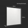 VT-6436 36W LED BACKLIT PANEL 595x595mm 6400K 8PC/PACK (120LM/WATT)