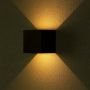 VT-759 5W WALL LAMP BRIDGELUX CHIP 4000K BLACK SQUARE