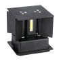 VT-759 5W WALL LAMP BRIDGELUX CHIP 4000K BLACK SQUARE