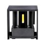 VT-759 5W WALL LAMP BRIDGELUX CHIP 4000K BLACK SQUARE