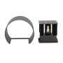 VT-756 5W WALL LAMP BRIDGELUX CHIP 3000K BLACK ROUND