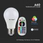 VT-2022 4.8W A60 RGB BULB REMOTE CONTROL 3000K E27