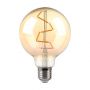 VT-2024 4W G95 LED FILAMENT BULB AMBER GLASS 2200K E27