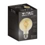 VT-2004 4W G80 LED FILAMENT BULB AMBER GLASS 2200K E27