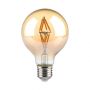 VT-2004 4W G80 LED FILAMENT BULB AMBER GLASS 2200K E27