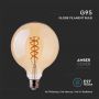 VT-2075 5W G95 FILAMENT BULB 1800K AMBER GLASS