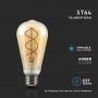 VT-2065D 5W ST64 FILAMENT BULB 1800K AMBER GLASS DIMMABLE