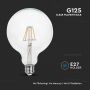 VT-2143 12.5W G125 LED FILAMENT BULB CLEAR COVER 3000K E27