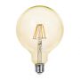 VT-2153 12W G125 LED FILAMENT BULB AMBER COVER 2200K E27