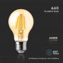 VT-2123 12W A60 LED FILAMENT BULB AMBER COVER 2200K E27