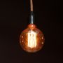 VT-2195 4W G125 LED ART FILAMENT BULB AMBER GLASS 1800K E27