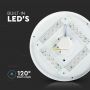 VT-8418 18W LED DOME LIGHT 300MM STARRY COVER CCT 3IN1 ROUND