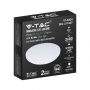 VT-8424 24W LED DOME LIGHT 350MM MILKY COVER CCT 3IN1 ROUND