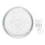 VT-12 10W FULL ROUND DOME LIGHT(EMERGENCY BATTERY /SENSOR) SAMSUNG CHIP 4000K