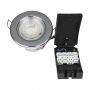 VT-885 5W SPOTLIGHT FIRERATED FITTING SAMSUNG CHIP 3000K CHROME