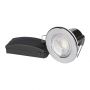 VT-885 5W SPOTLIGHT FIRERATED FITTING SAMSUNG CHIP 3000K CHROME