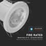 VT-885 5W SPOTLIGHT FIRERATED FITTING SAMSUNG CHIP 3000K WHITE