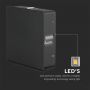 VT-704 4W LED WALL LIGHT 3000K IP65 BLACK BODY SQUARE