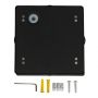 VT-704 4W LED WALL LIGHT 3000K IP65 BLACK BODY SQUARE