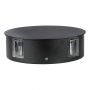 VT-706 3W LED WALL LIGHT 3000K IP65 BLACK BODY ROUND