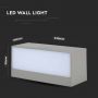 VT-8057 12W LED UP/DOWN OUTDOOR SOFT LIGHT LARGE 3000K GREY BODY