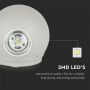 VT-836 4W LED WALL LIGHT 3000K GREY BODY