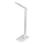 VT-1027 7W LED TABLE LAMP WIRELESS CHARGER 3IN1 WHITE