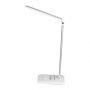 VT-1027 7W LED TABLE LAMP WIRELESS CHARGER 3IN1 WHITE