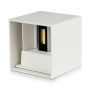 VT-759-12 11W WALL LAMP BRIDGELUX CHIP 3000K WHITE SQUARE