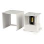 VT-759-11 12W WALL LAMP BRIDGELUX CHIP 4000K WHITE SQUARE