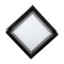 VT-827 12W LED WALL LIGHT 3000K BLACK SQUARE