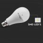 VT-281 15W A65 PLASTIC BULB SAMSUNG CHIP 3000K B22