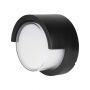 VT-831 7W LED WALL LIGHT CAP COVER 3000K BLACK ROUND