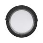 VT-831 7W LED WALL LIGHT CAP COVER 3000K BLACK ROUND