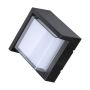 VT-831 7W LED WALL LIGHT CAP COVER 3000K BLACK SQUARE