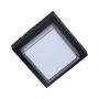 VT-831 7W LED WALL LIGHT 3000K BLACK SQUARE