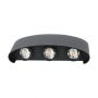 VT-846 5W LED WALL LIGHT 3000K SAND BLACK